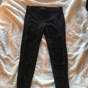 Forever 21 Mesh Panel leggings